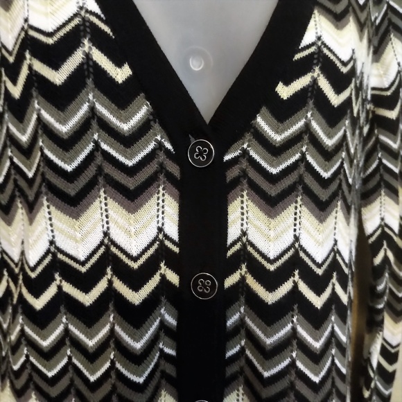 Banana Republic Chevron Cardigan EUC S - Picture 2 of 6